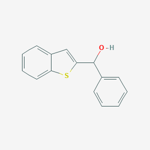 molecular formula C15H12OS B180888 Benzo[b]thiophen-2-yl(phenyl)methanol CAS No. 116496-01-6