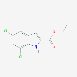ethyl 5,7-dichloro-1H-indole-2-carboxylate