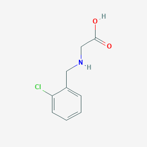 molecular formula C9H10ClNO2 B180898 (2-Chloro-benzylamino)-acetic acid CAS No. 88720-45-0