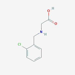 molecular formula C9H10ClNO2 B180898 N-[(2-Chlorophenyl)methyl]glycine CAS No. 88720-45-0