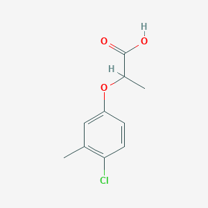 molecular formula C10H11ClO3 B180902 2-(4-Chloro-3-methylphenoxy)propanoic acid CAS No. 777-54-8