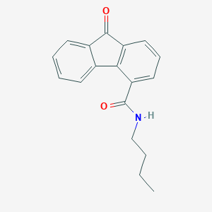 molecular formula C18H17NO2 B180907 N-butyl-9-oxofluorene-4-carboxamide CAS No. 94004-49-6