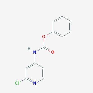 molecular formula C12H9ClN2O2 B180908 Phenyl (2-chloropyridin-4-yl)carbamate CAS No. 76947-86-9
