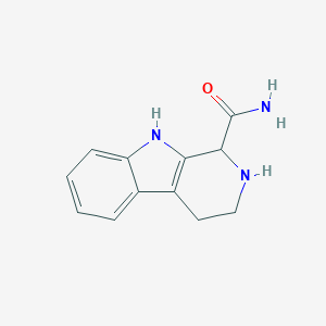 molecular formula C12H13N3O B180911 1H-Pyrido[3,4-b]indole-1-carboxamide, 2,3,4,9-tetrahydro- CAS No. 108061-50-3