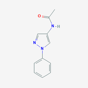 molecular formula C11H11N3O B180914 N-(1-Phenyl-1H-pyrazol-4-yl)acetamide CAS No. 2590-00-3