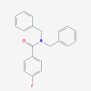 molecular formula C21H18FNO B180929 N,N-dibenzyl-4-fluorobenzamide CAS No. 88229-29-2
