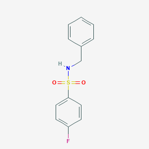 molecular formula C13H12FNO2S B180938 N-苄基-4-氟苯磺酰胺 CAS No. 727-36-6