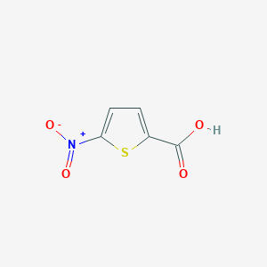 molecular formula C5H3NO4S B180939 5-Nitrothiophene-2-carboxylic acid CAS No. 6317-37-9