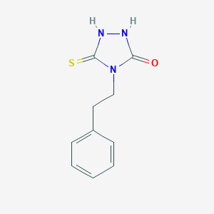 5-mercapto-4-(2-phenylethyl)-4H-1,2,4-triazol-3-ol