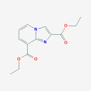 B180955 Diethyl imidazo[1,2-a]pyridine-2,8-dicarboxylate CAS No. 133426-99-0