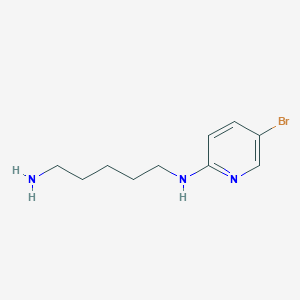 molecular formula C10H16BrN3 B180957 2-n-(5-Aminopentyl)-amino-5-bromopyridine CAS No. 199522-81-1