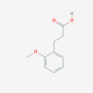 molecular formula C10H12O3 B180961 3-(2-Methoxyphenyl)propanoic acid CAS No. 6342-77-4
