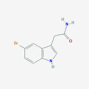 B180967 2-(5-bromo-1H-indol-3-yl)acetamide CAS No. 196081-79-5