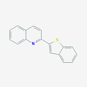 molecular formula C17H11NS B180975 2-(1-Benzothiophen-2-yl)quinoline CAS No. 85111-44-0