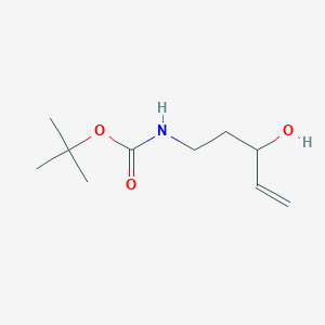 molecular formula C10H19NO3 B180976 Tert-butyl 3-hydroxypent-4-enylcarbamate CAS No. 108998-71-6