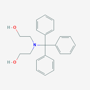 molecular formula C23H25NO2 B180980 N-Trityldiethanolamine CAS No. 23202-47-3