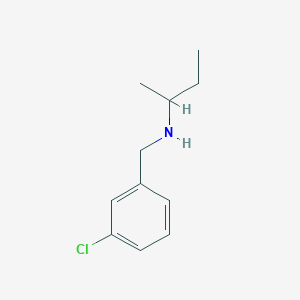 molecular formula C11H16ClN B180988 N-(3-氯苄基)-2-丁胺 CAS No. 893590-34-6