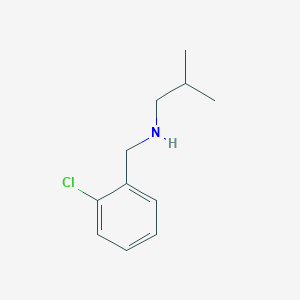 molecular formula C11H16ClN B180994 (2-Chlorobenzyl)isobutylamine CAS No. 893575-69-4