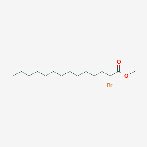 molecular formula C15H29BrO2 B018100 Methyl 2-bromotetradecanoate CAS No. 16631-25-7