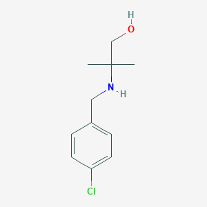 molecular formula C11H16ClNO B181009 2-[(4-Chlorobenzyl)amino]-2-methyl-1-propanol CAS No. 22563-91-3
