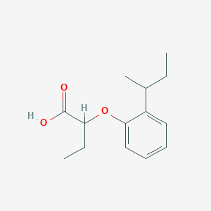 molecular formula C14H20O3 B181012 2-[2-(Sec-butyl)phenoxy]butanoic acid CAS No. 915921-89-0