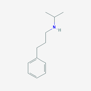 molecular formula C12H19N B181013 N-Isopropyl-3-phenylpropan-1-amine CAS No. 87462-11-1