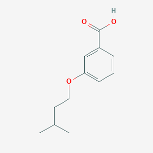 molecular formula C12H16O3 B181014 3-(3-methylbutoxy)benzoic Acid CAS No. 128161-60-4