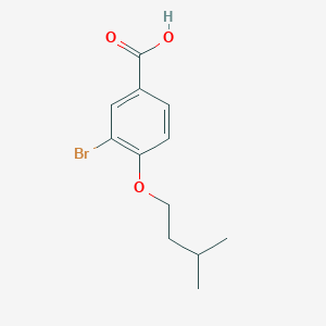 B181015 3-Bromo-4-(isopentyloxy)benzoic acid CAS No. 881596-09-4