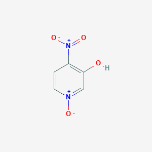 molecular formula C5H4N2O4 B181017 3-Hydroxy-4-nitropyridine 1-oxide CAS No. 19355-03-4