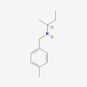 molecular formula C12H19N B181022 N-(4-methylbenzyl)butan-2-amine CAS No. 869942-01-8