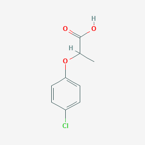 molecular formula C9H9ClO3 B181025 2-(4-氯苯氧基)丙酸 CAS No. 3307-39-9