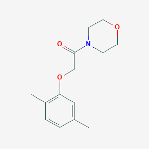 molecular formula C14H19NO3 B181029 Morpholine, 1-((2,5-dimethylphenoxy)acetyl)- CAS No. 148183-91-9