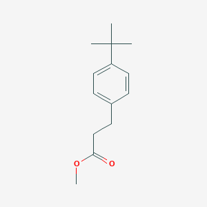 molecular formula C14H20O2 B018103 甲基3-(4-叔丁基苯基)丙酸酯 CAS No. 1211-99-0