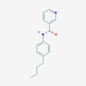 molecular formula C16H18N2O B181033 N-(4-butylphenyl)pyridine-3-carboxamide CAS No. 75075-27-3