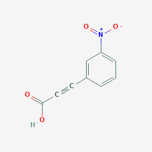 molecular formula C9H5NO4 B181039 3-(3-Nitrophenyl)prop-2-ynoic acid CAS No. 4996-15-0