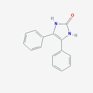 molecular formula C15H12N2O B181045 2H-Imidazol-2-one, 1,3-dihydro-4,5-diphenyl- CAS No. 642-36-4