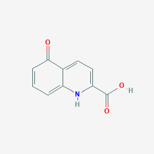 molecular formula C10H7NO3 B181047 5-Hydroxyquinoline-2-carboxylic acid CAS No. 149312-98-1