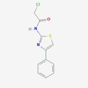 molecular formula C11H9ClN2OS B181048 2-chloro-N-(4-phenyl-1,3-thiazol-2-yl)acetamide CAS No. 5039-16-7