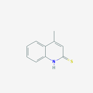 molecular formula C10H9NS B181049 4-Methyl-quinoline-2-thiol CAS No. 4437-65-4
