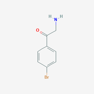 molecular formula C8H8BrNO B181051 2-Amino-1-(4-bromophenyl)ethanone CAS No. 7644-04-4