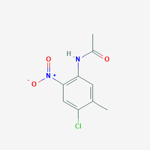molecular formula C9H9ClN2O3 B181057 n-(4-Chloro-5-methyl-2-nitrophenyl)acetamide CAS No. 7149-74-8