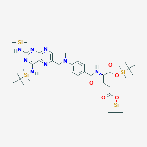 molecular formula C44H78N8O5Si4 B018106 Silyl-methotrexate CAS No. 109736-06-3