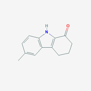 molecular formula C13H13NO B181066 6-Methyl-2,3,4,9-tetrahydro-1H-carbazol-1-one CAS No. 3449-48-7