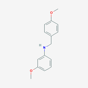 3-Methoxy-N-[(4-methoxyphenyl)methyl]aniline