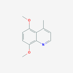 molecular formula C12H13NO2 B181098 5,8-Dimethoxy-4-methylquinoline CAS No. 58868-33-0