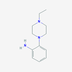 molecular formula C12H19N3 B181109 2-(4-乙基哌嗪-1-基)苯胺 CAS No. 801227-61-2