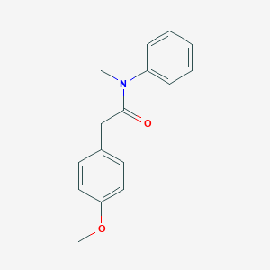 molecular formula C16H17NO2 B181121 2-(4-methoxyphenyl)-N-methyl-N-phenylacetamide CAS No. 5357-16-4