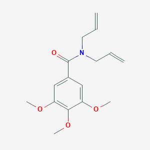 molecular formula C16H21NO4 B181122 N,N-Diallyl-3,4,5-trimethoxybenzamide CAS No. 73664-76-3