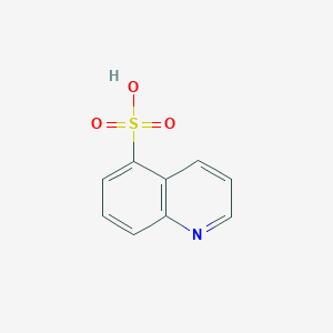 molecular formula C9H7NO3S B181123 quinoline-5-sulfonic acid CAS No. 23261-58-7