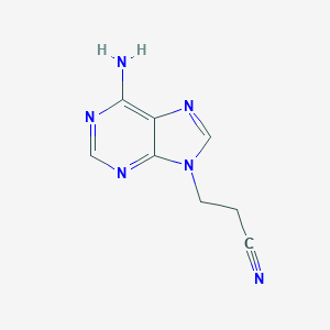 molecular formula C8H8N6 B181124 3-(6-Amino-9h-purin-9-yl)propanenitrile CAS No. 4244-45-5